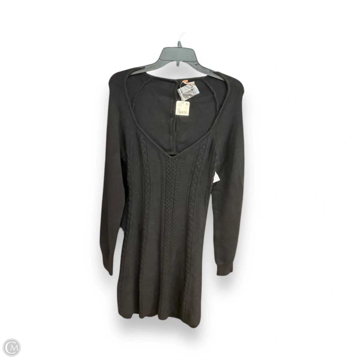 Dress Casual Midi By Free People In Black, Size: Xl