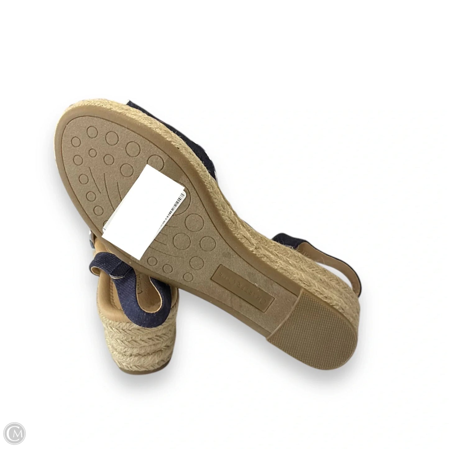 Sandals Heels Wedge By Charter Club In Navy, Size: 8.5