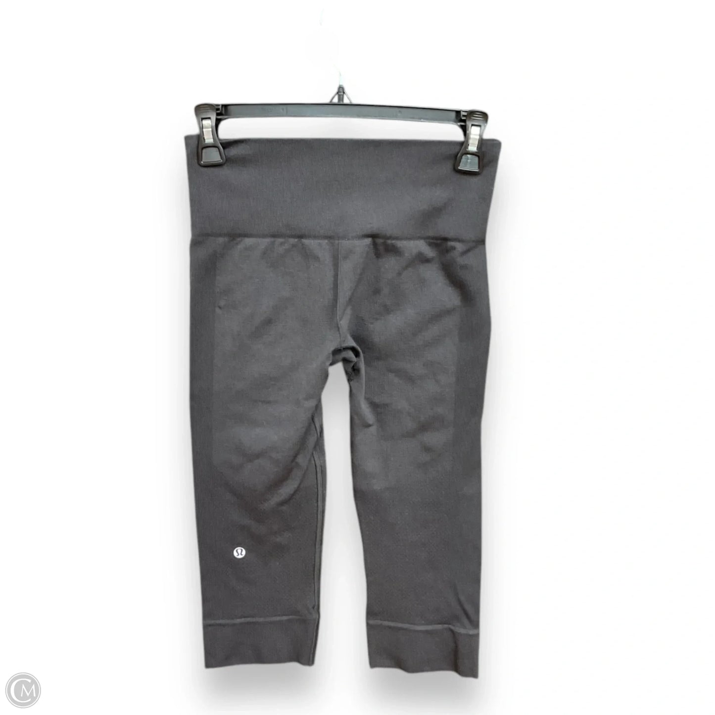 Athletic Leggings Capris By Lululemon In Grey, Size: 4