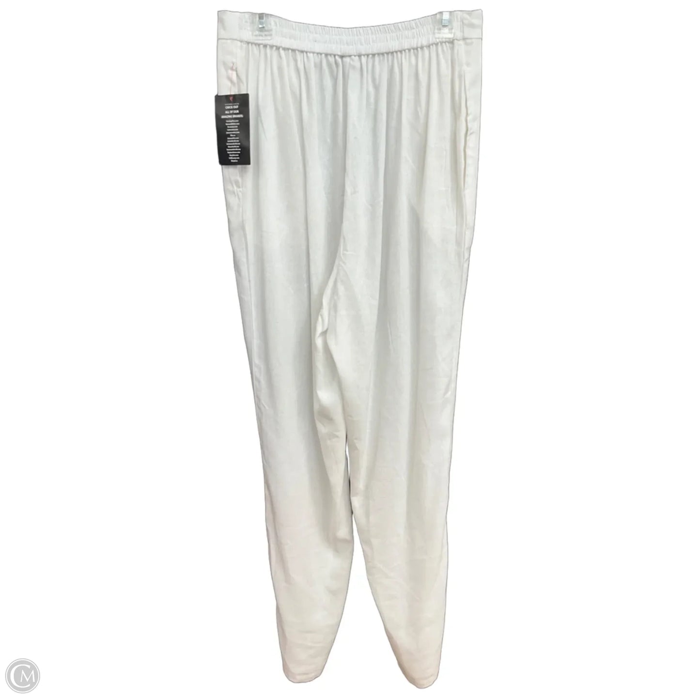 Pants Linen By Woman Within In White, Size: 12