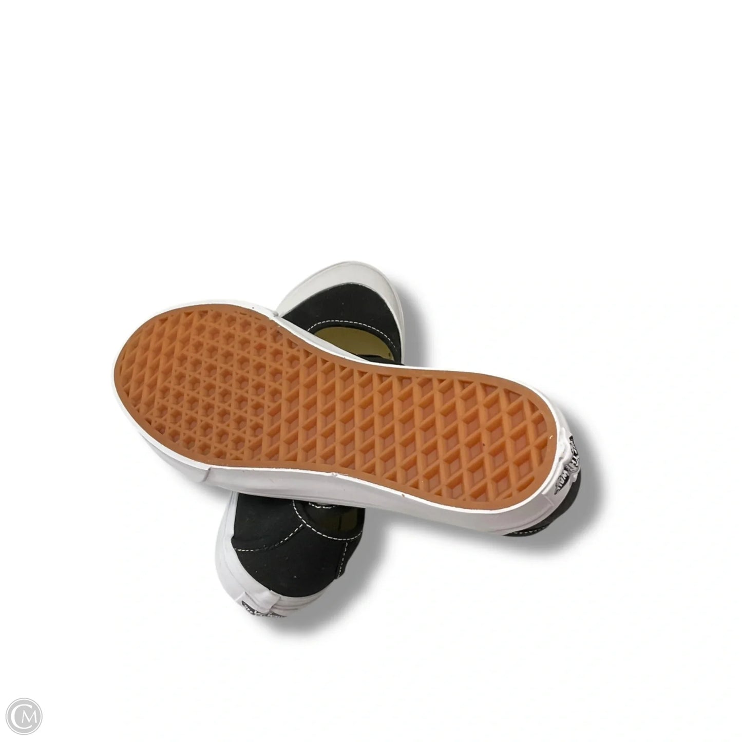 Shoes Sneakers By Vans In Black & White, Size: 7