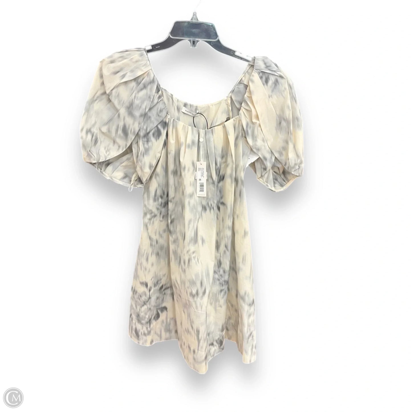 Dress Casual Short By Rebecca Taylor In Grey & Yellow, Size: Xs