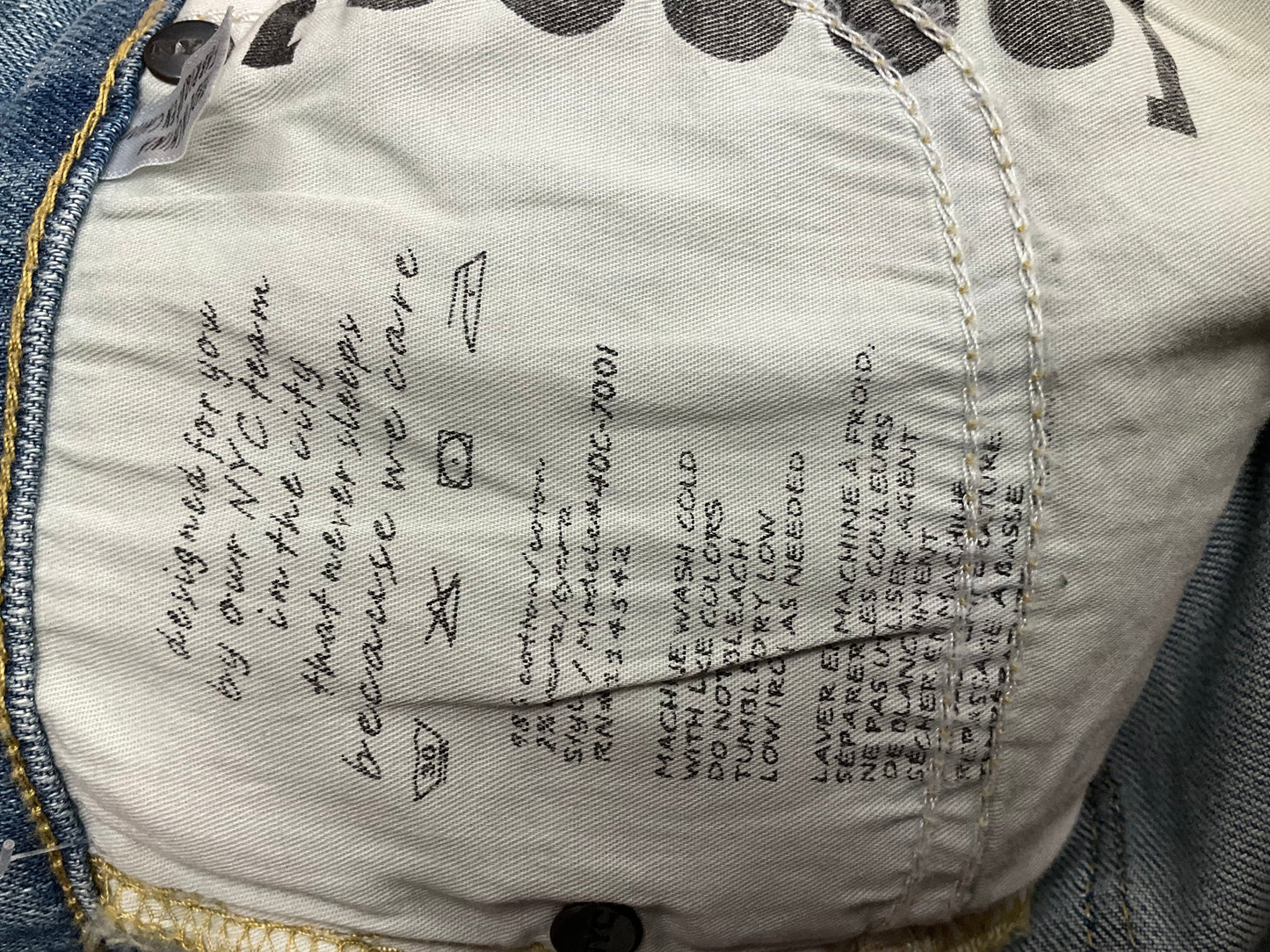 Blue Denim Jeans Straight Blanknyc, Size 4