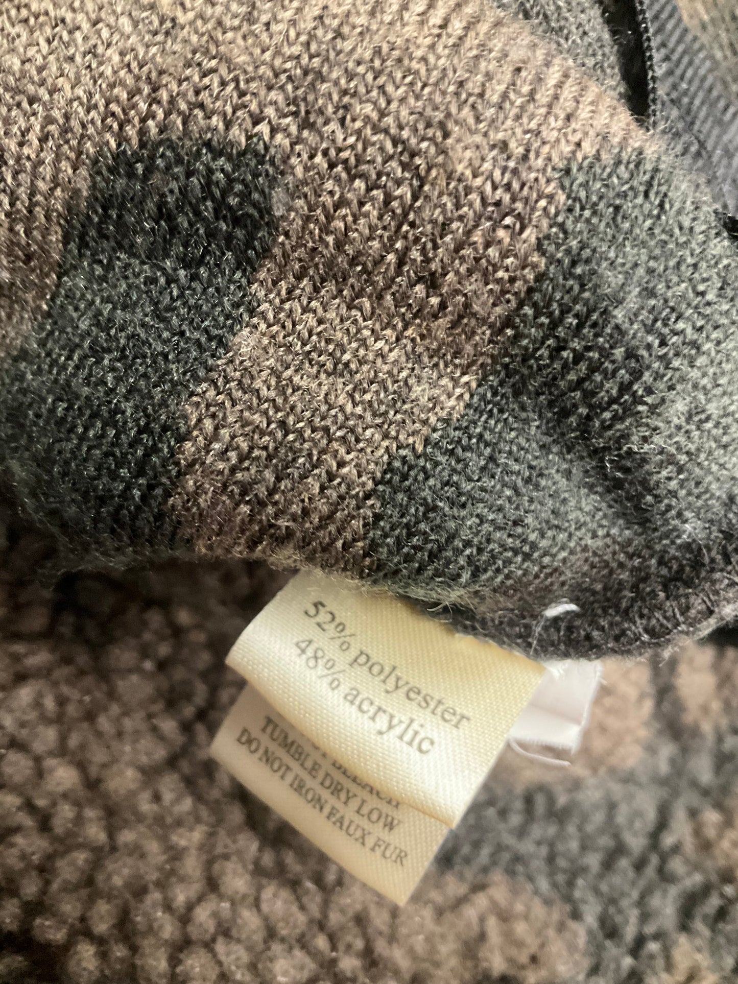 Jacket Faux Fur & Sherpa By Dylan Size: M