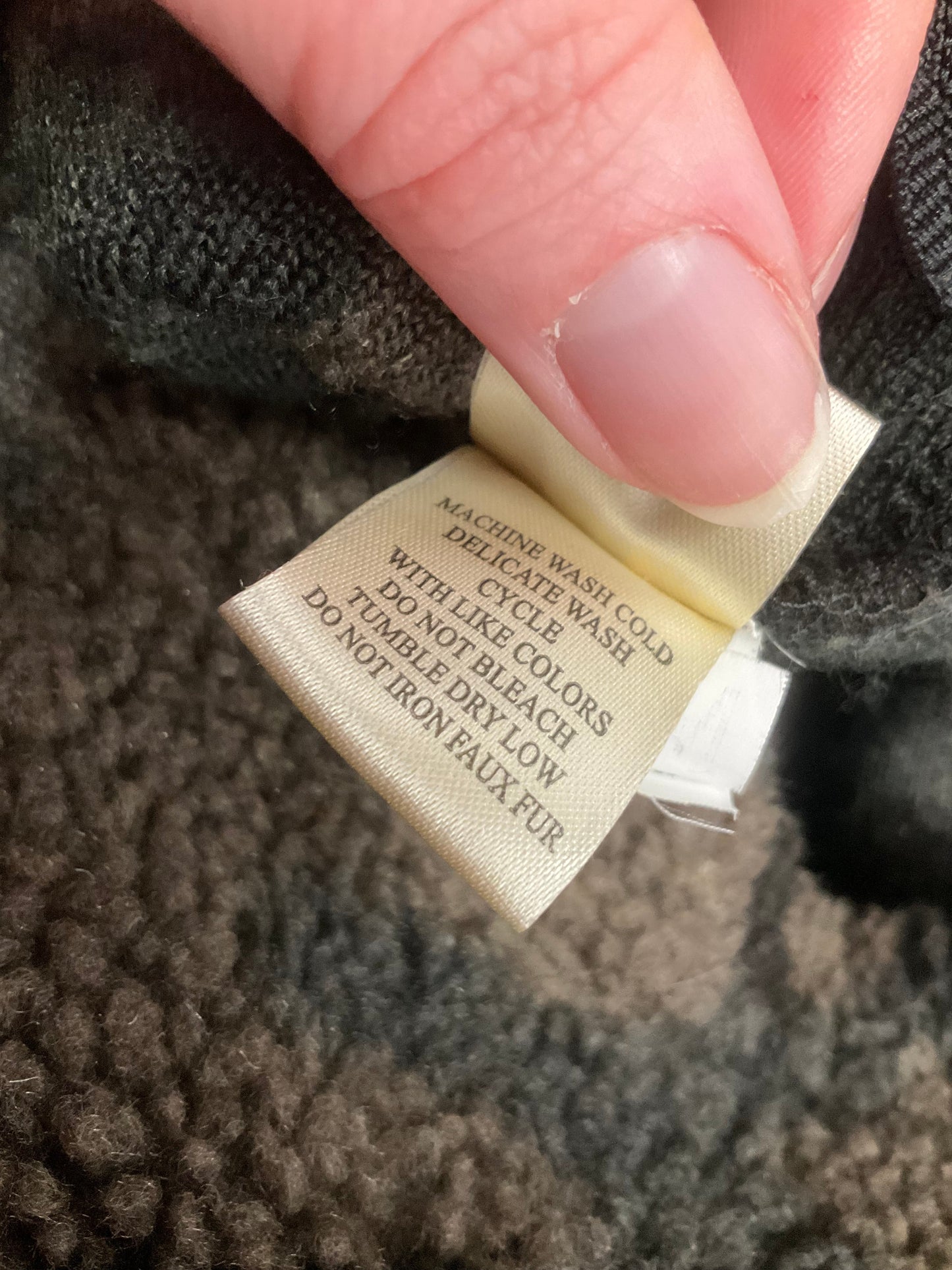 Jacket Faux Fur & Sherpa By Dylan Size: M