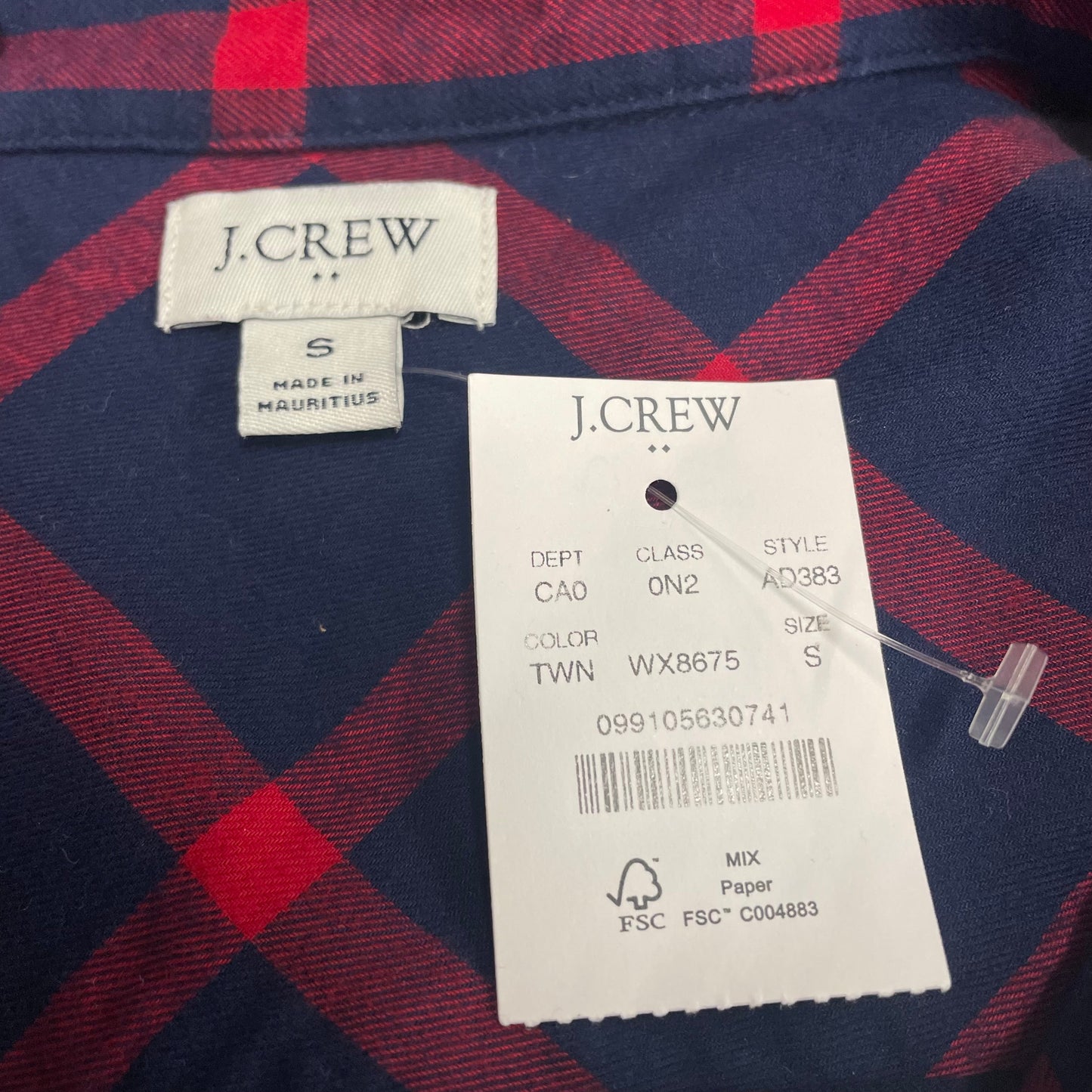 Blouse Long Sleeve By J Crew O Size: S