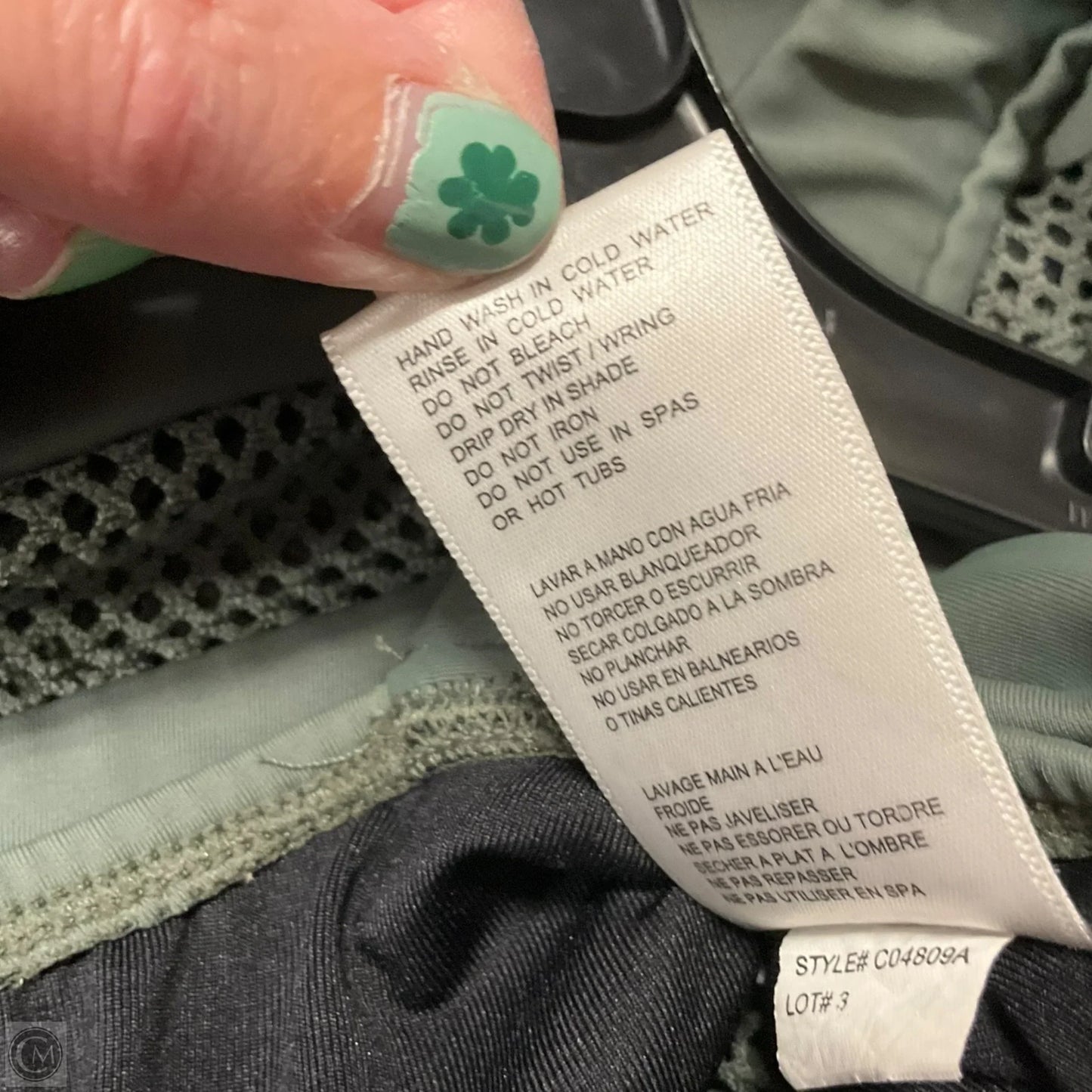 Swimsuit By Carmen Marc Valvo In Green, Size: M