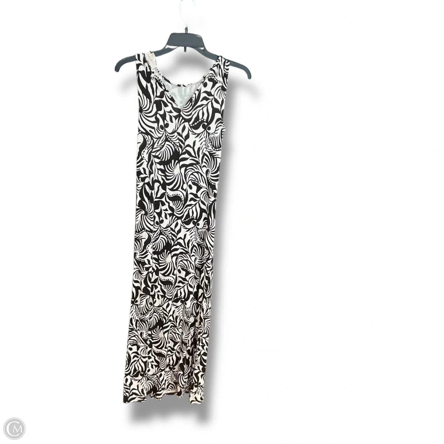 Dress Casual Maxi By Loft In Black & White, Size: S