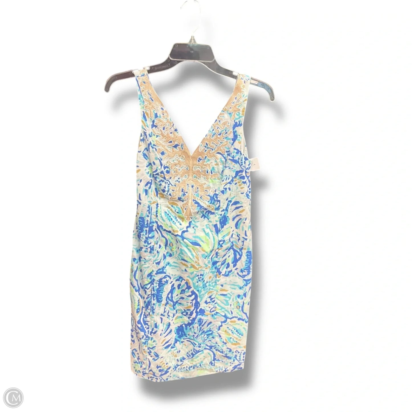 Dress Designer By Lilly Pulitzer In Blue & White, Size: Xs