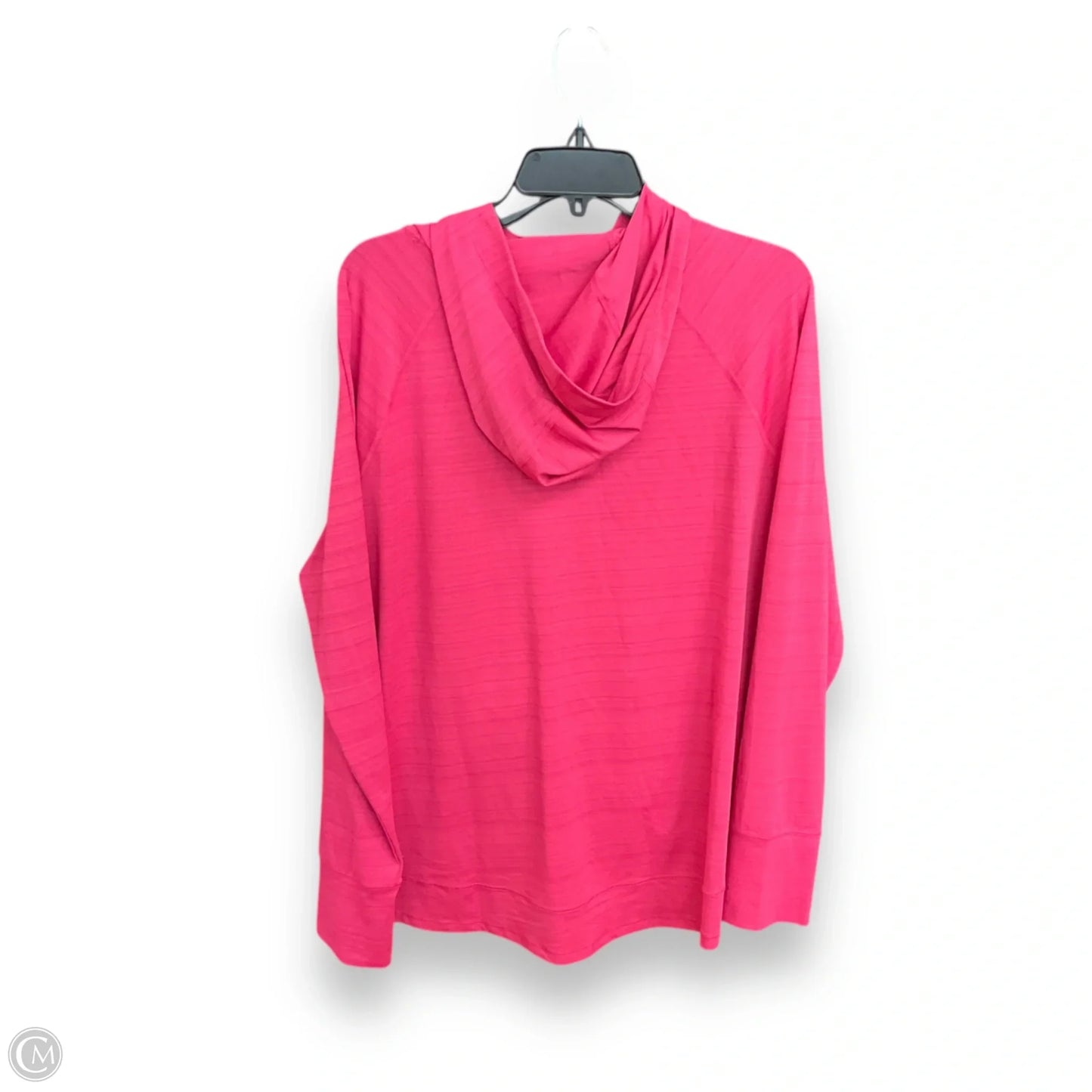 Athletic Jacket By Athleta In Pink, Size: 1x