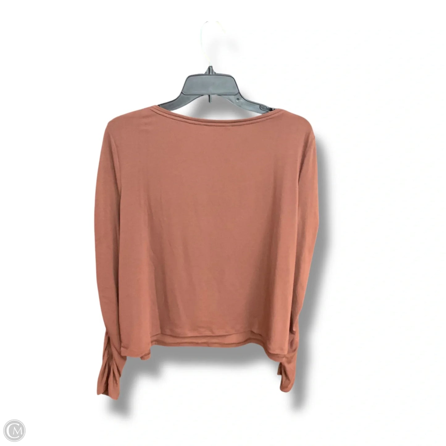 Athletic Top Long Sleeve Crewneck By Athleta In Brown, Size: 1x