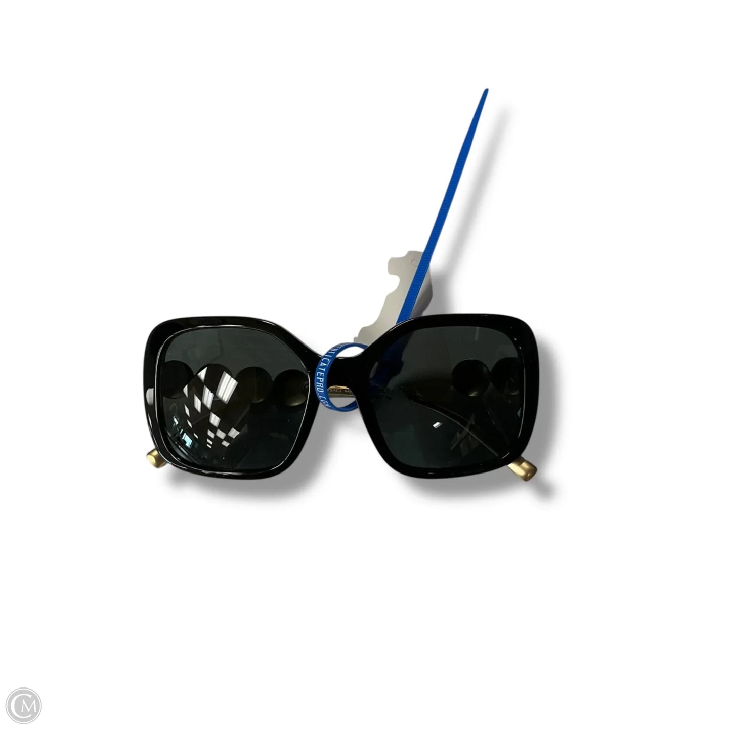 Sunglasses Luxury Designer By Versace, Size: Medium