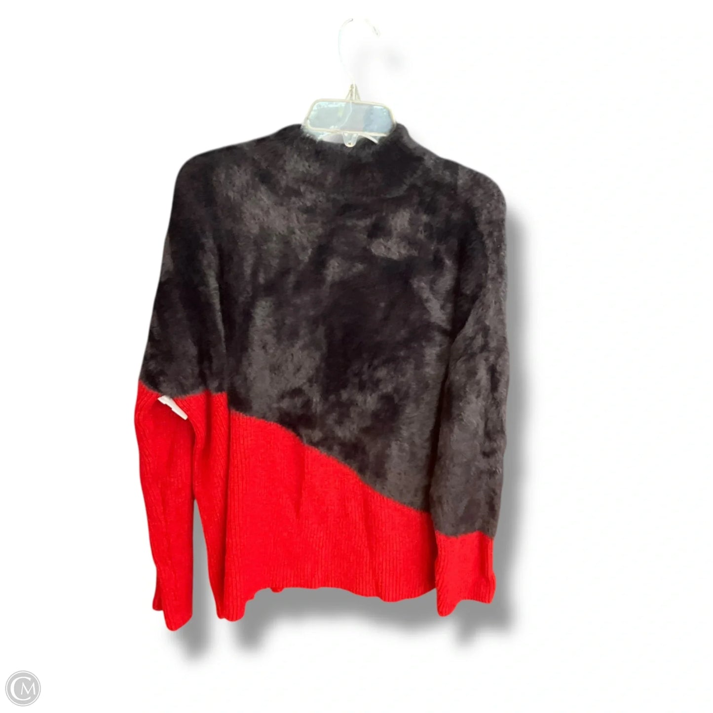 Sweater By Vince Camuto In Black & Red, Size: Xl