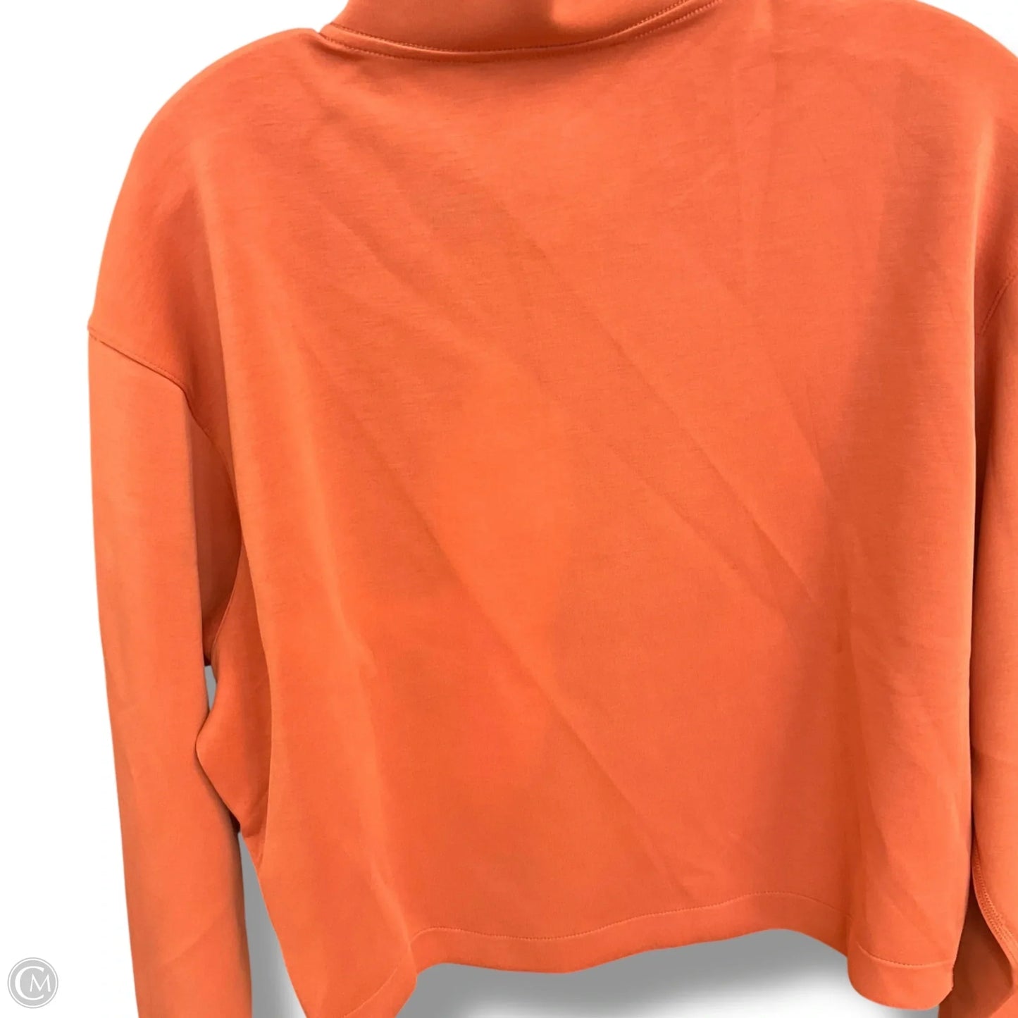 Athletic Top Long Sleeve Collar By Prana In Orange, Size: M