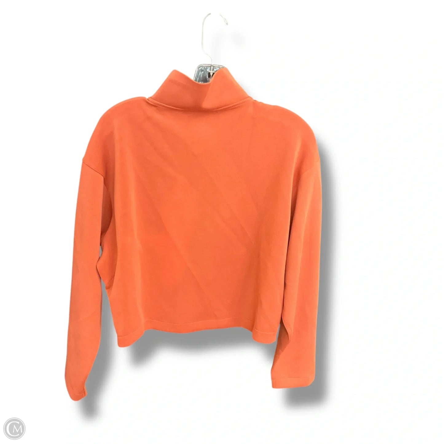 Athletic Top Long Sleeve Collar By Prana In Orange, Size: M