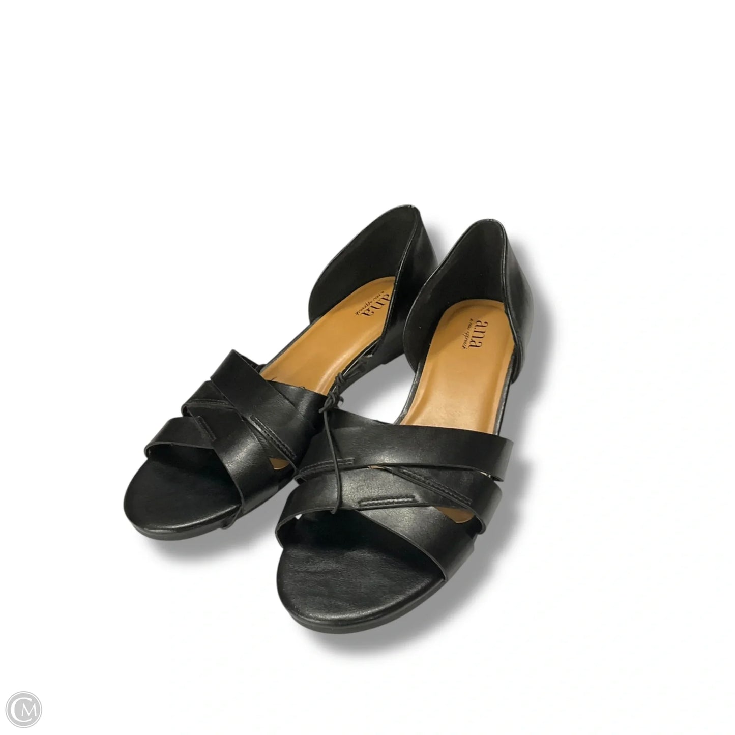Sandals Flats By Ana In Black, Size: 11