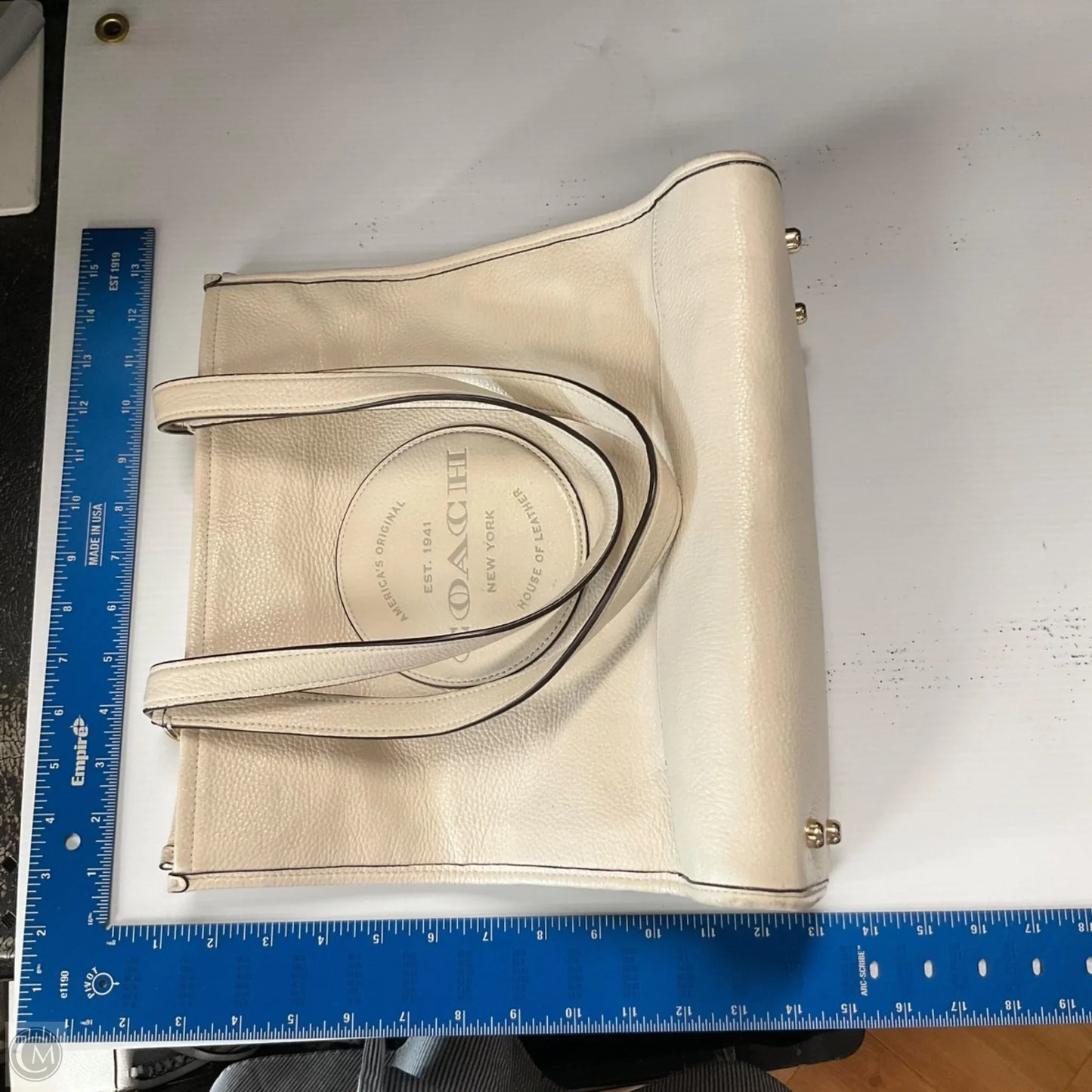 Tote Designer By Coach, Size: Large