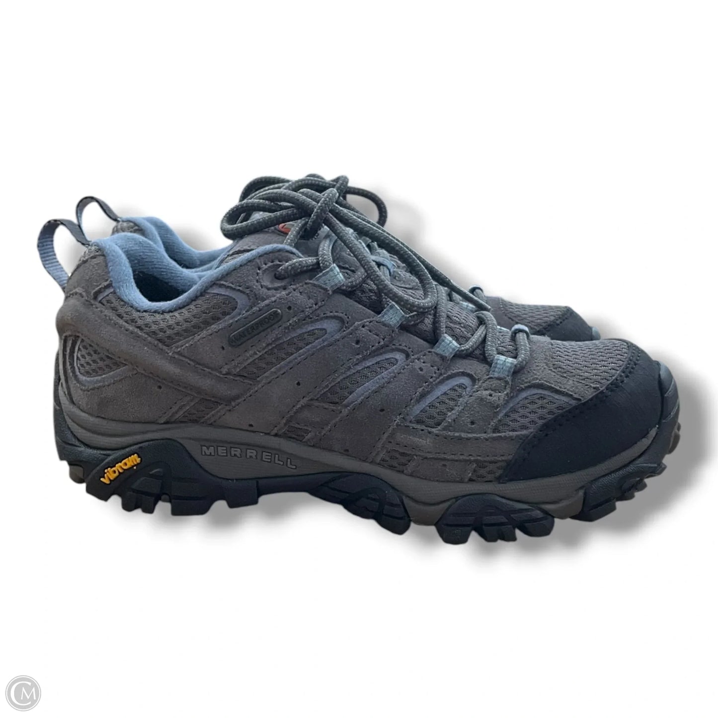 Shoes Hiking By Merrell In Grey, Size: 6