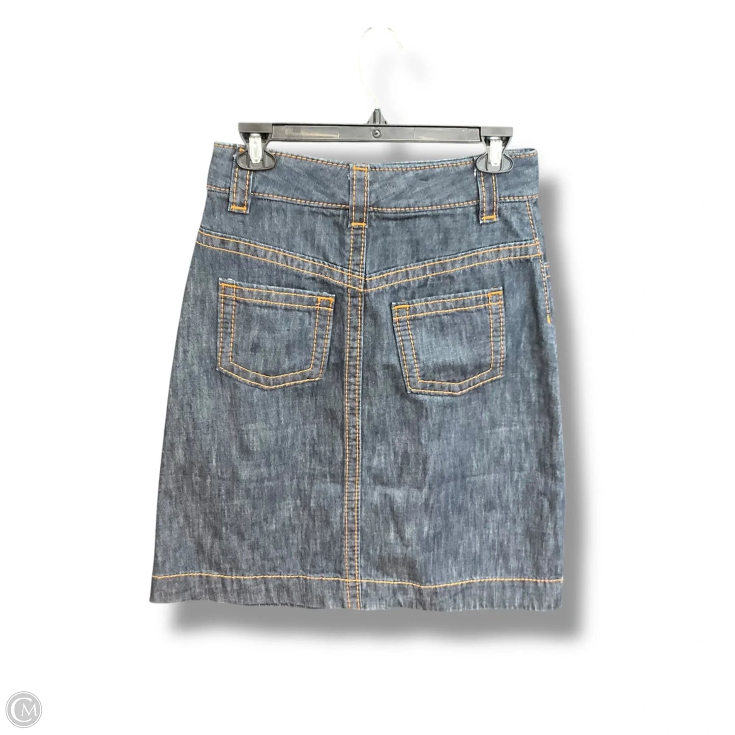 Skirt Luxury Designer By Marc Jacobs In Blue Denim, Size: 4