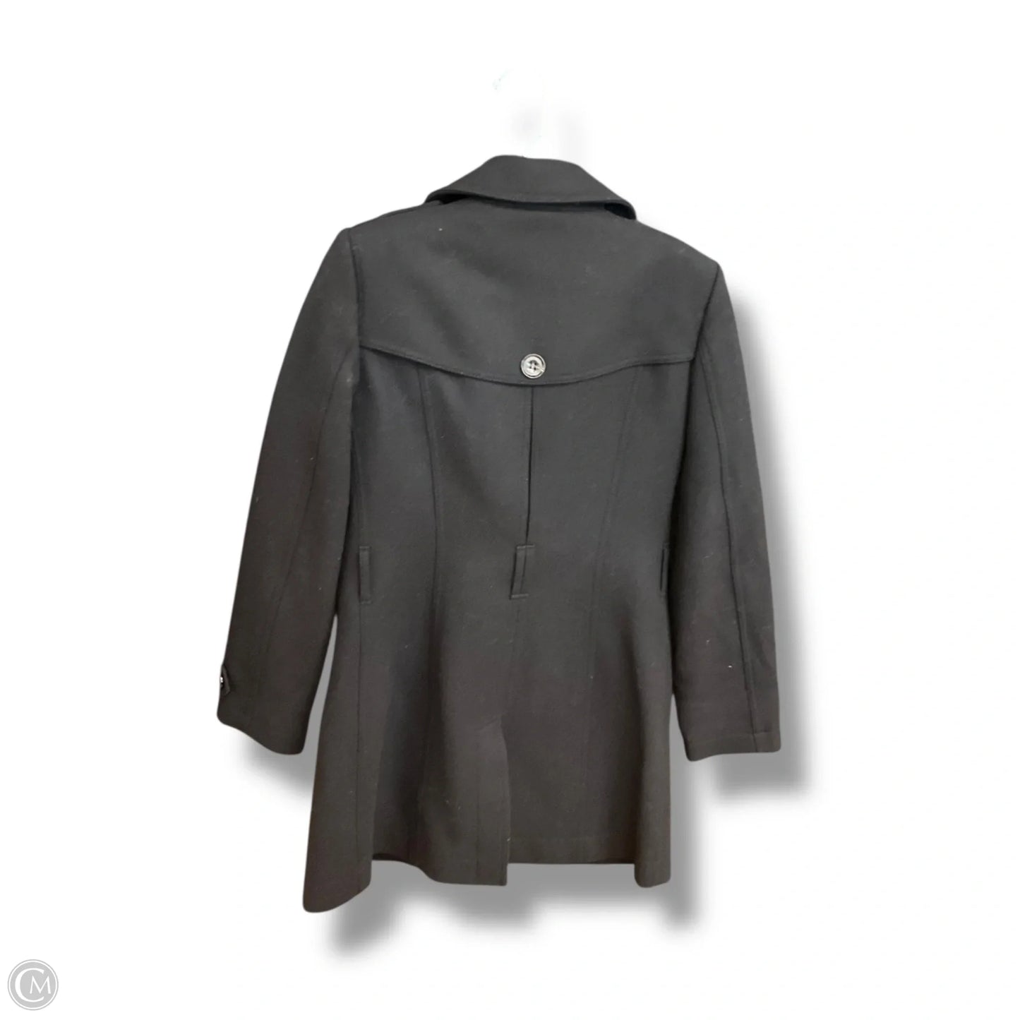 Coat Luxury Designer By Burberry In Black, Size: S