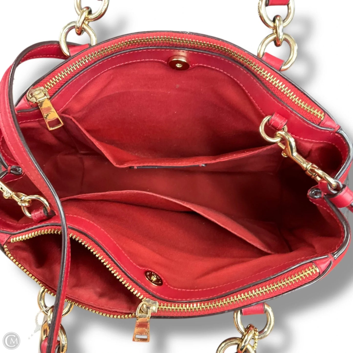 Crossbody Designer By Coach, Size: Medium