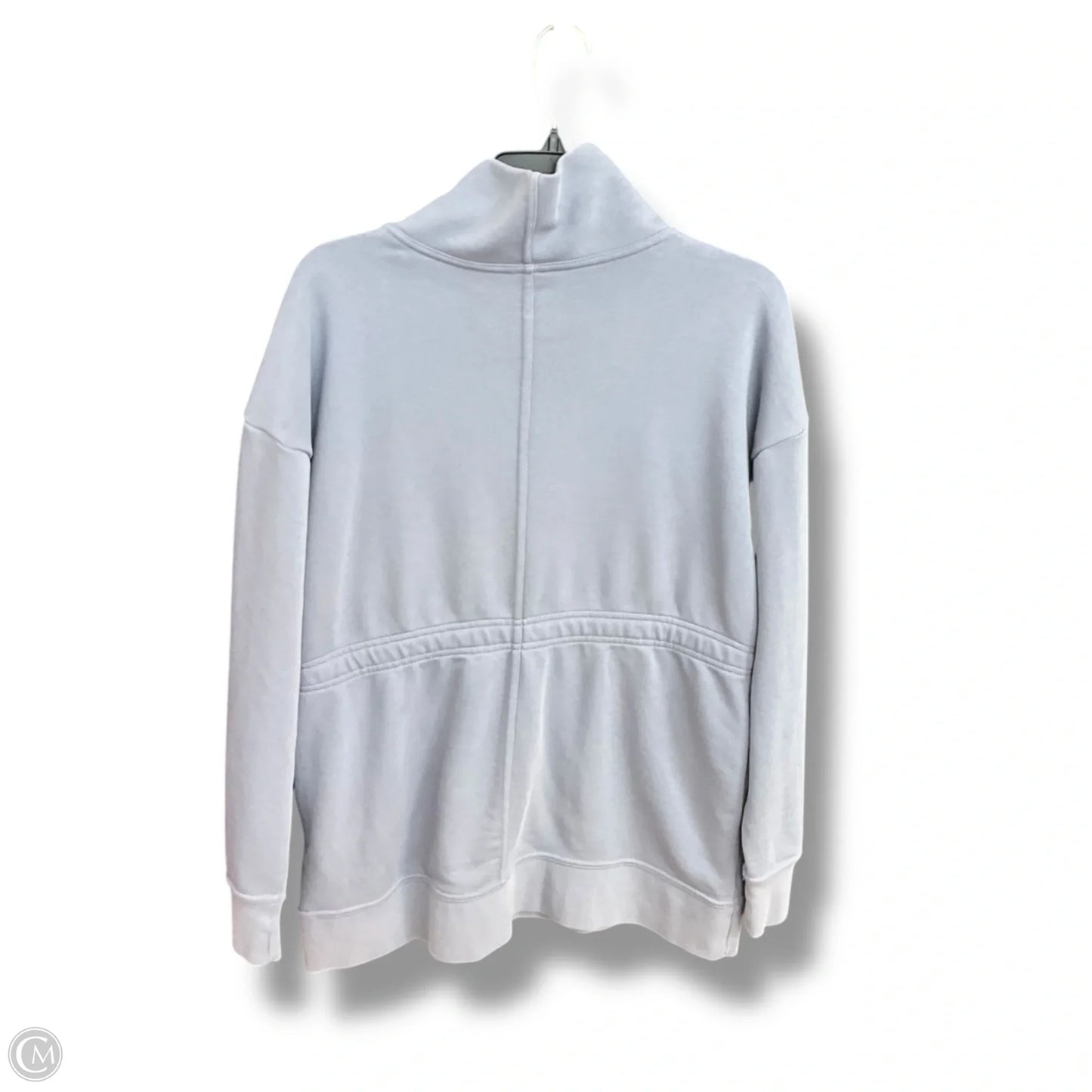 Athletic Top Long Sleeve Collar By Nike Apparel In Blue, Size: M