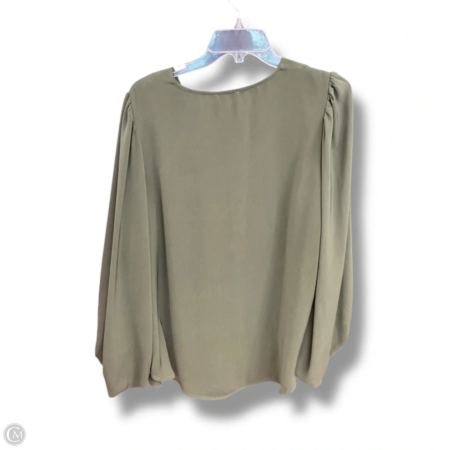 Top Long Sleeve By Jodifl In Green, Size: L