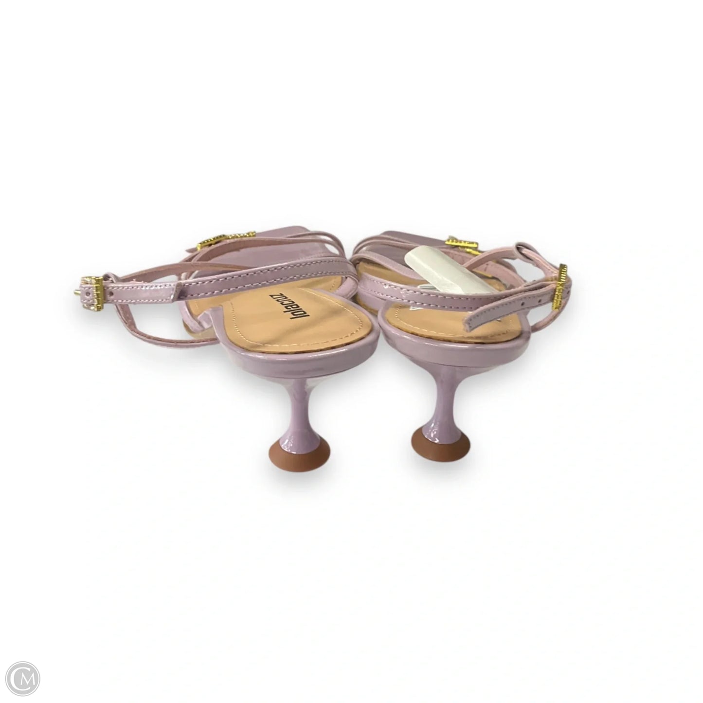 Sandals Heels Kitten By Anthropologie In Purple, Size: 6
