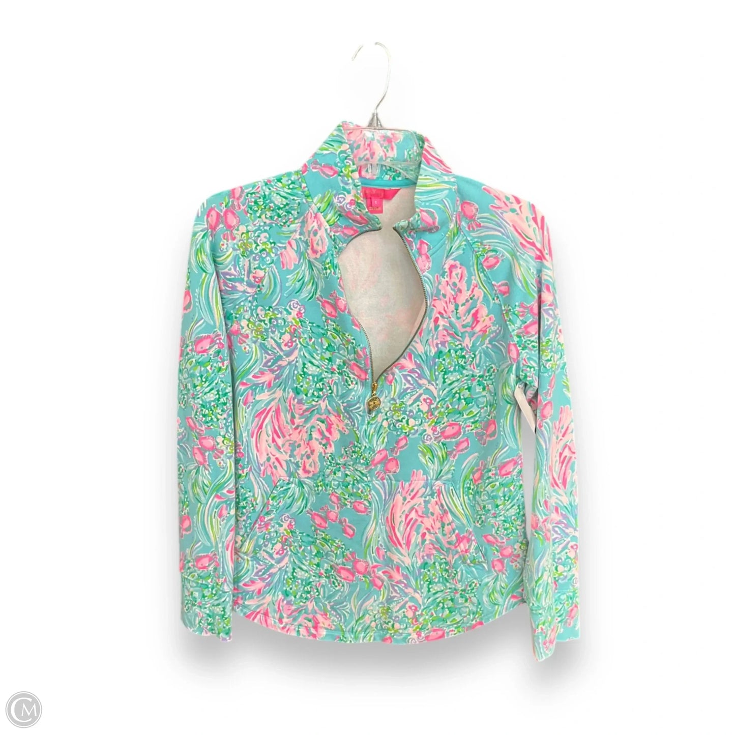 Top Long Sleeve Designer By Lilly Pulitzer In Multi-colored, Size: S