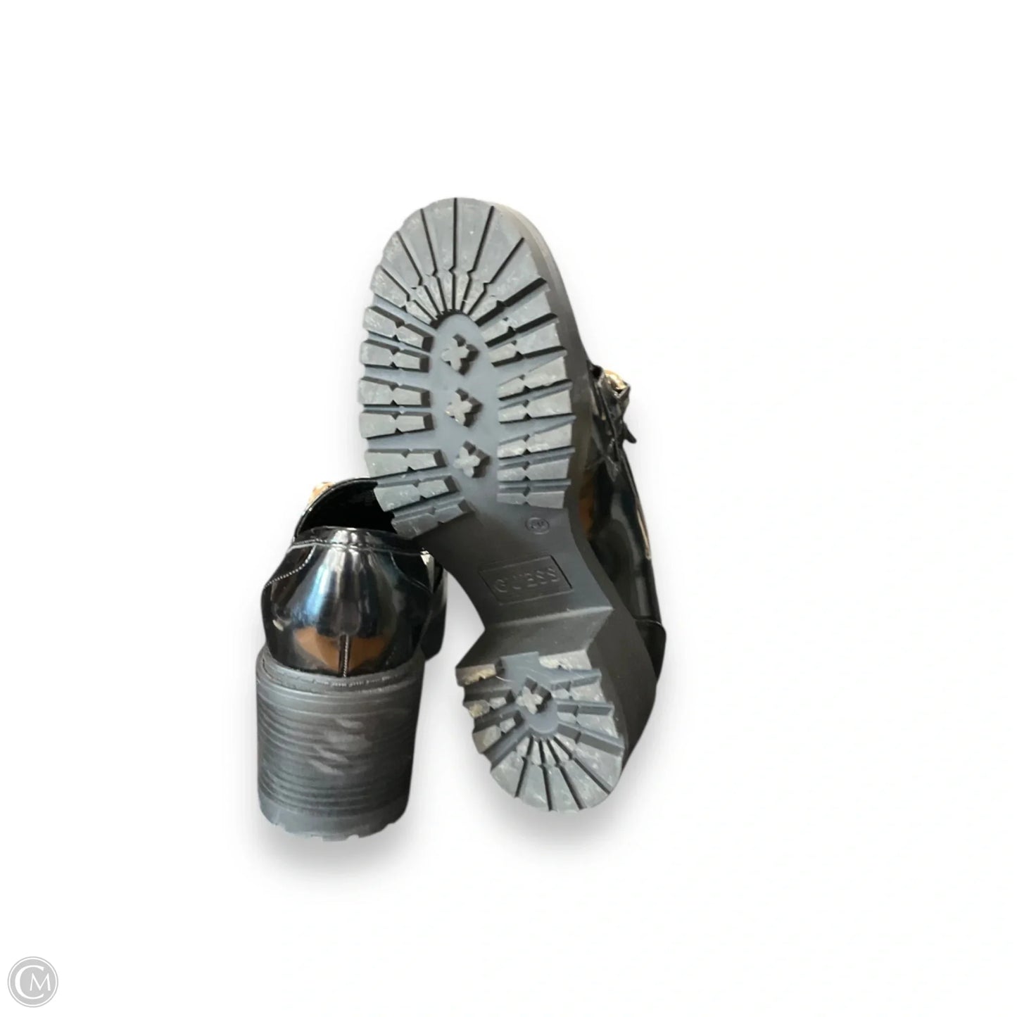 Shoes Heels Platform By Guess In Black, Size: 7.5