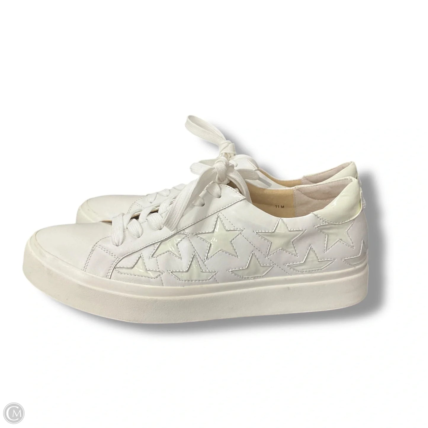 Shoes Sneakers By Vaneli In White, Size: 11