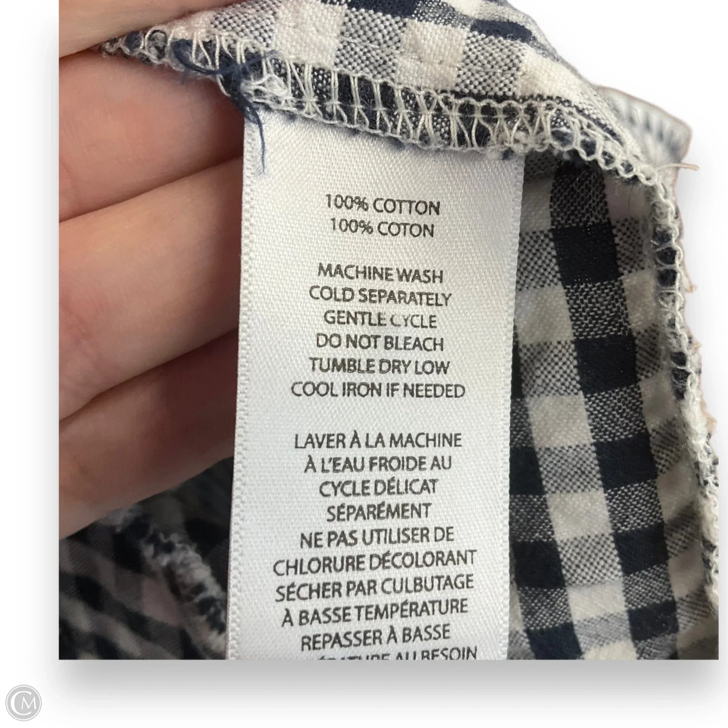 Dress Casual Short By Beachlunchlounge In Plaid Pattern, Size: L