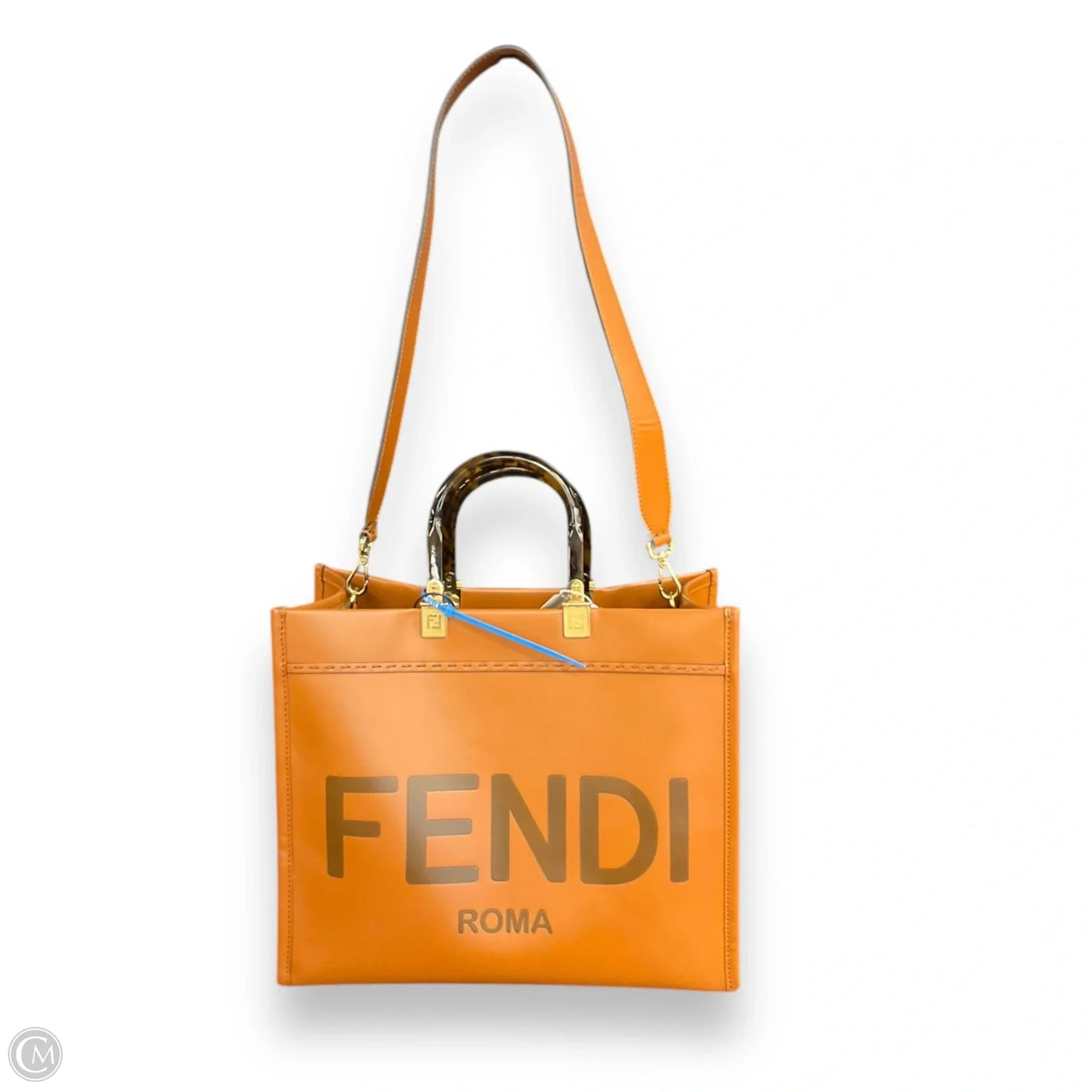 Crossbody Luxury Designer By Fendi Size: Medium