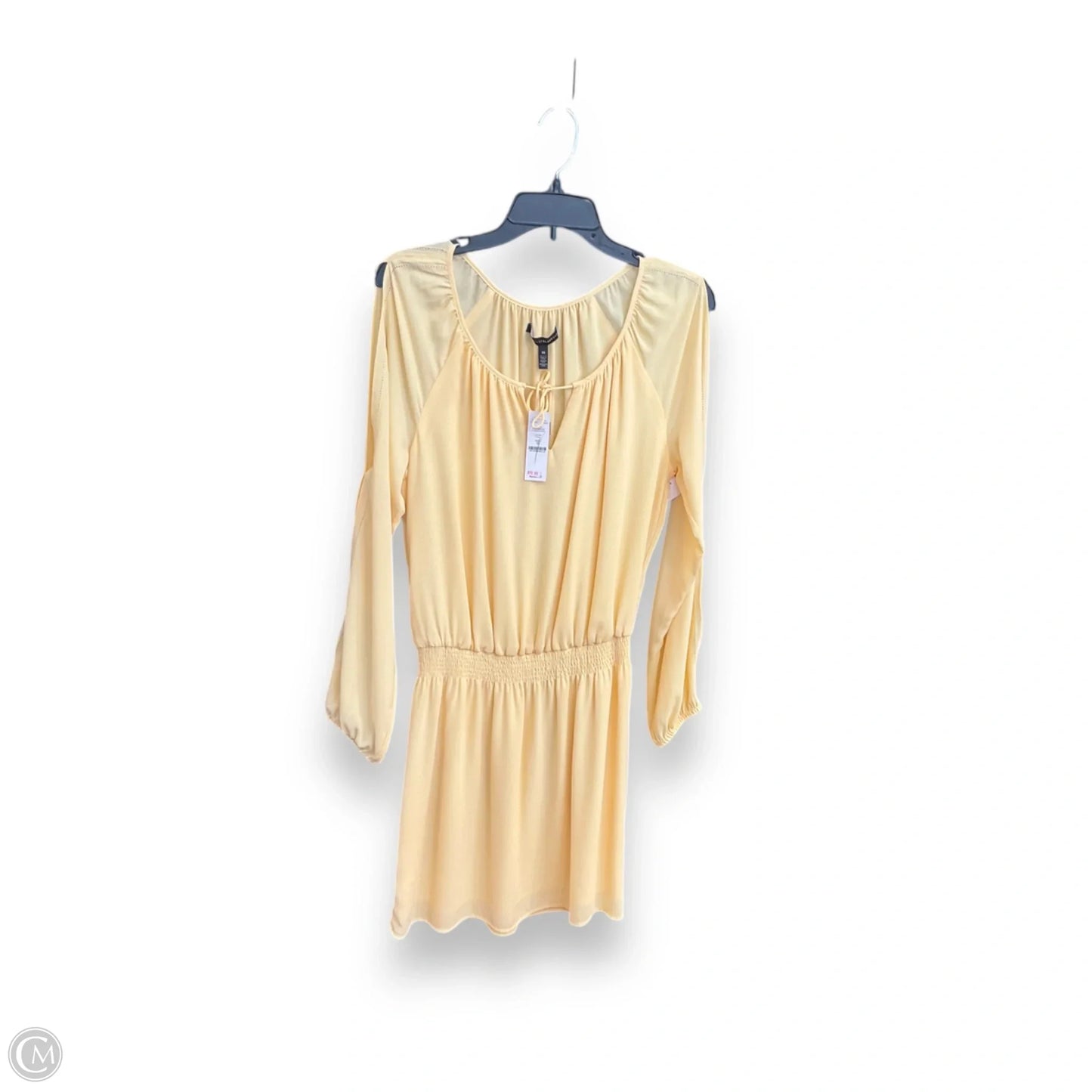 Dress Casual Short By White House Black Market In Yellow, Size: M