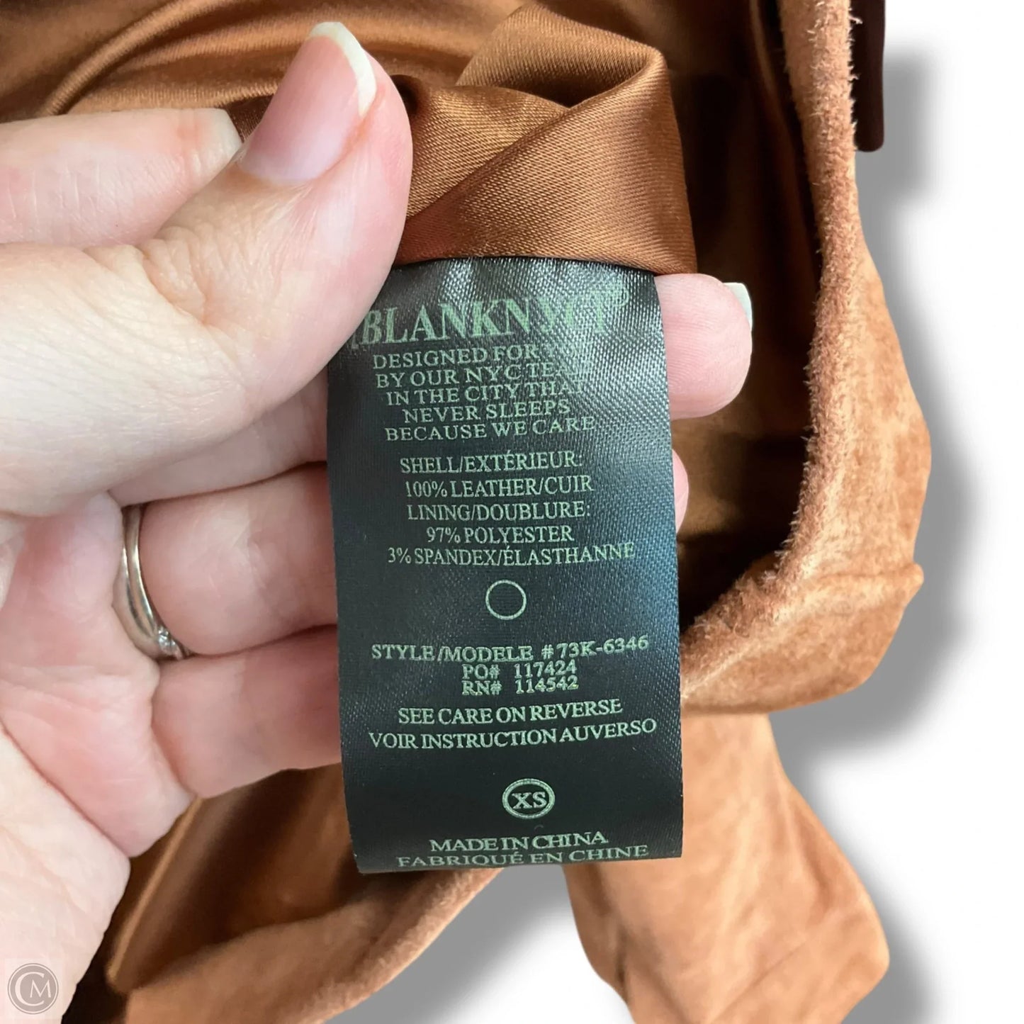 Jacket Other By Blanknyc In Orange, Size: Xs