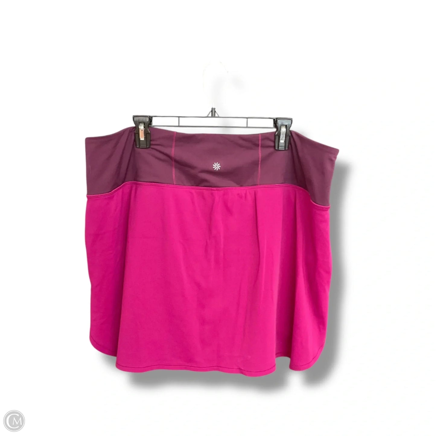 Athletic Skort By Athleta In Purple, Size: 2x