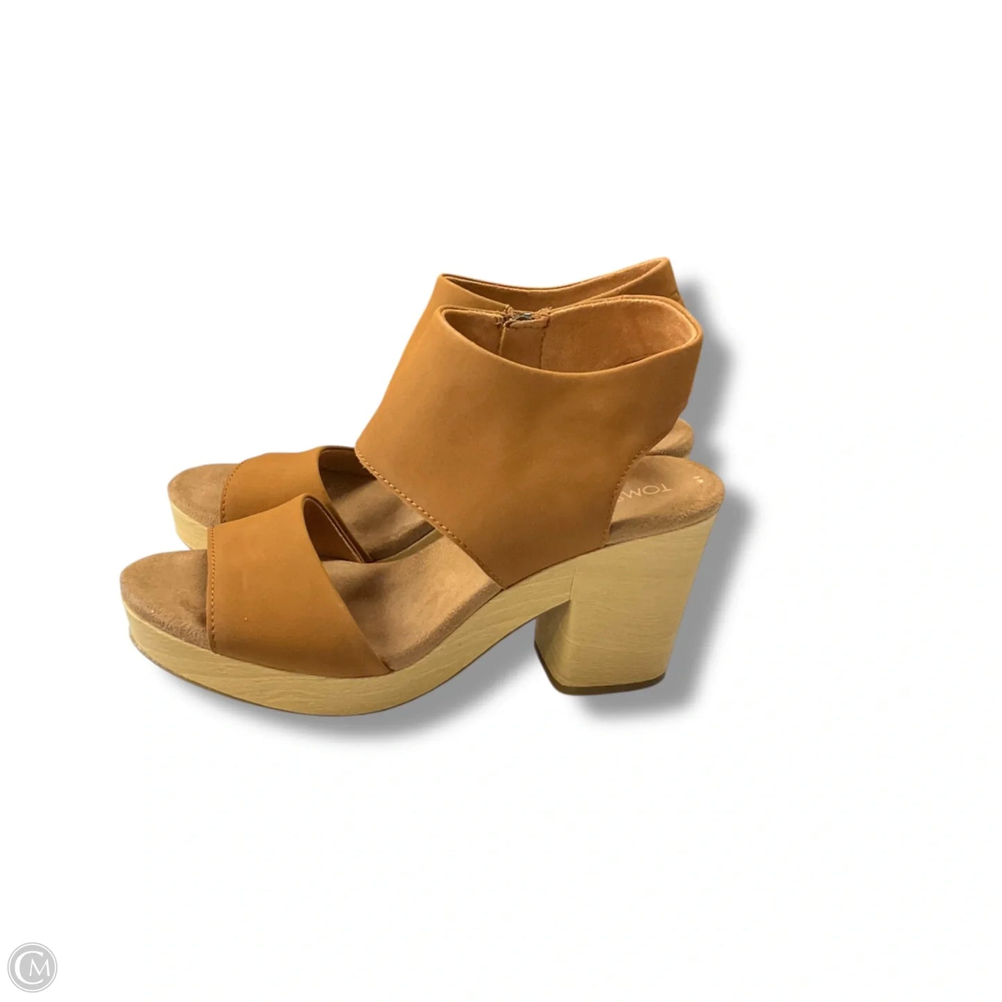 Shoes Heels Block By Toms In Tan, Size: 9