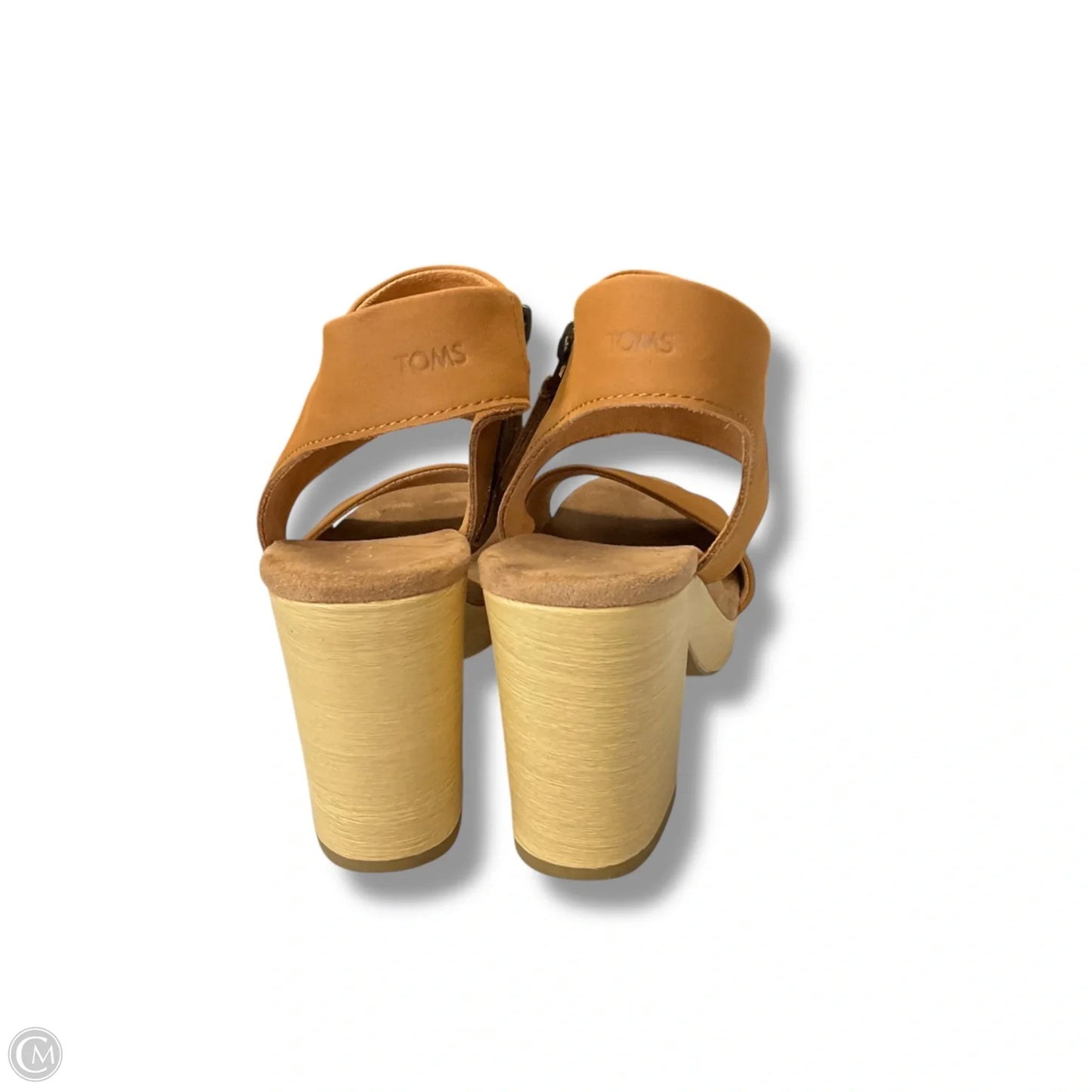 Shoes Heels Block By Toms In Tan, Size: 9