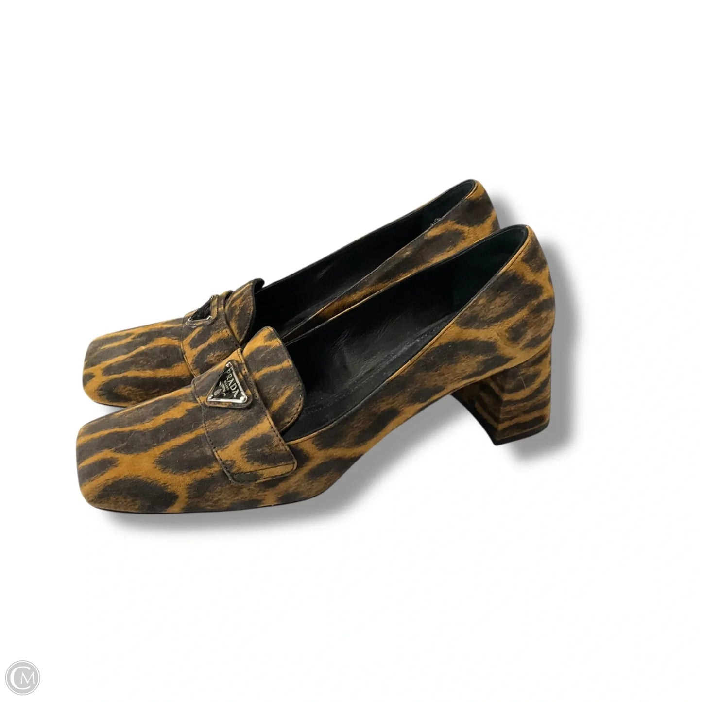 Shoes Luxury Designer By Prada In Animal Print, Size: 6.5