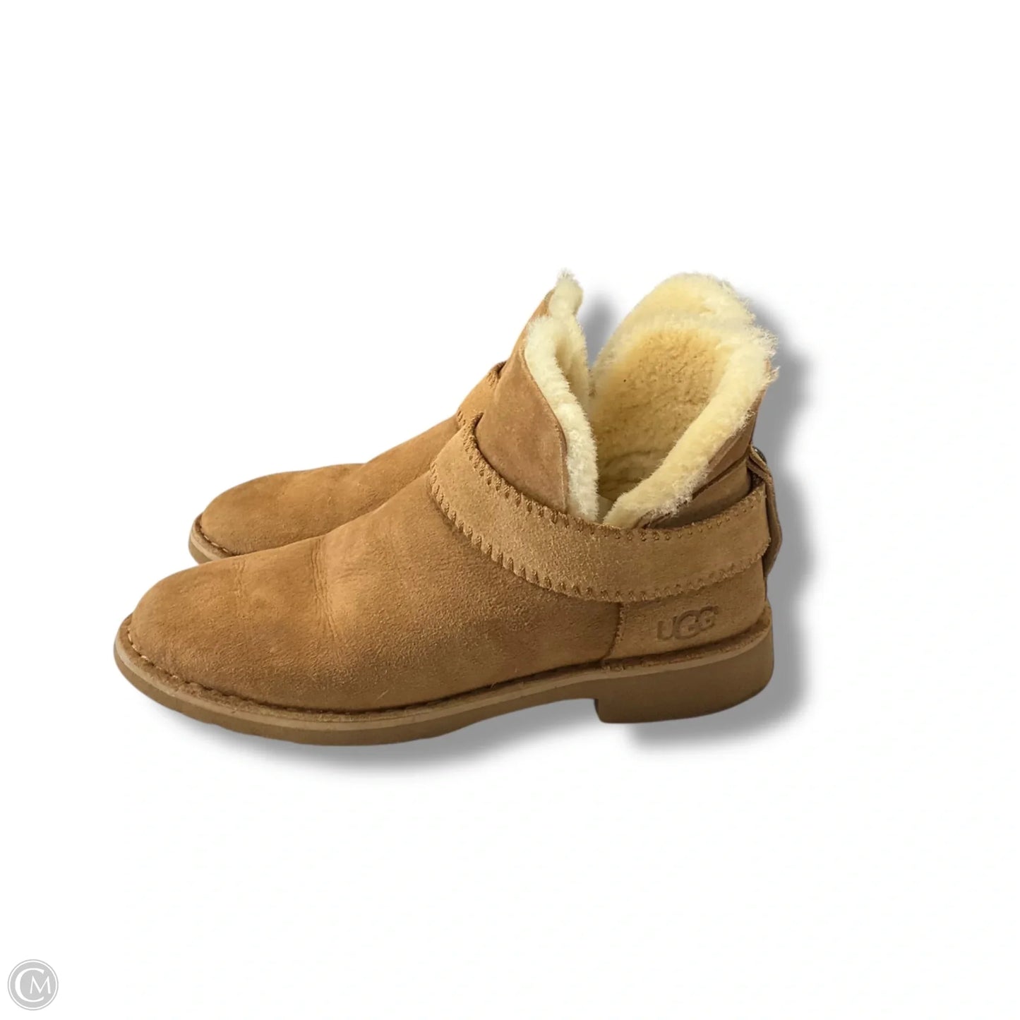Boots Designer By Ugg In Brown, Size: 8.5