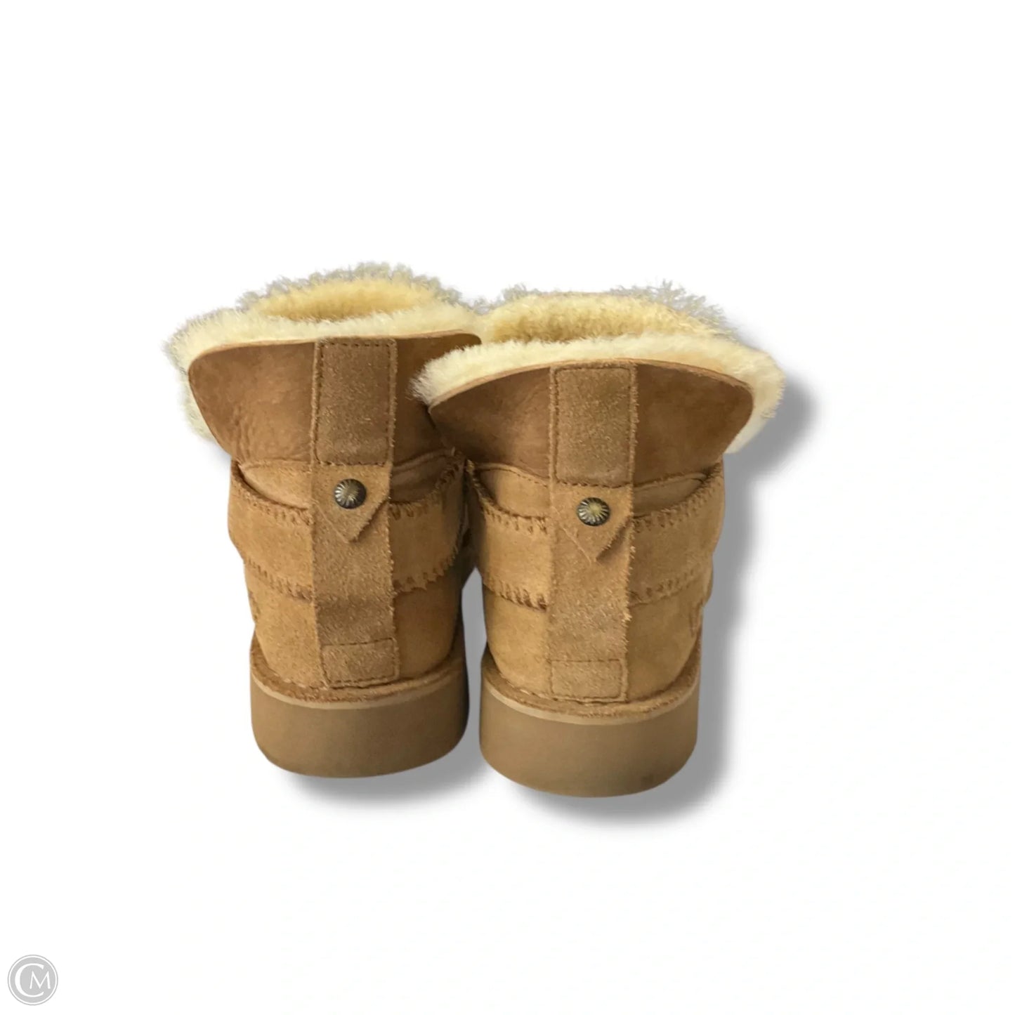Boots Designer By Ugg In Brown, Size: 8.5