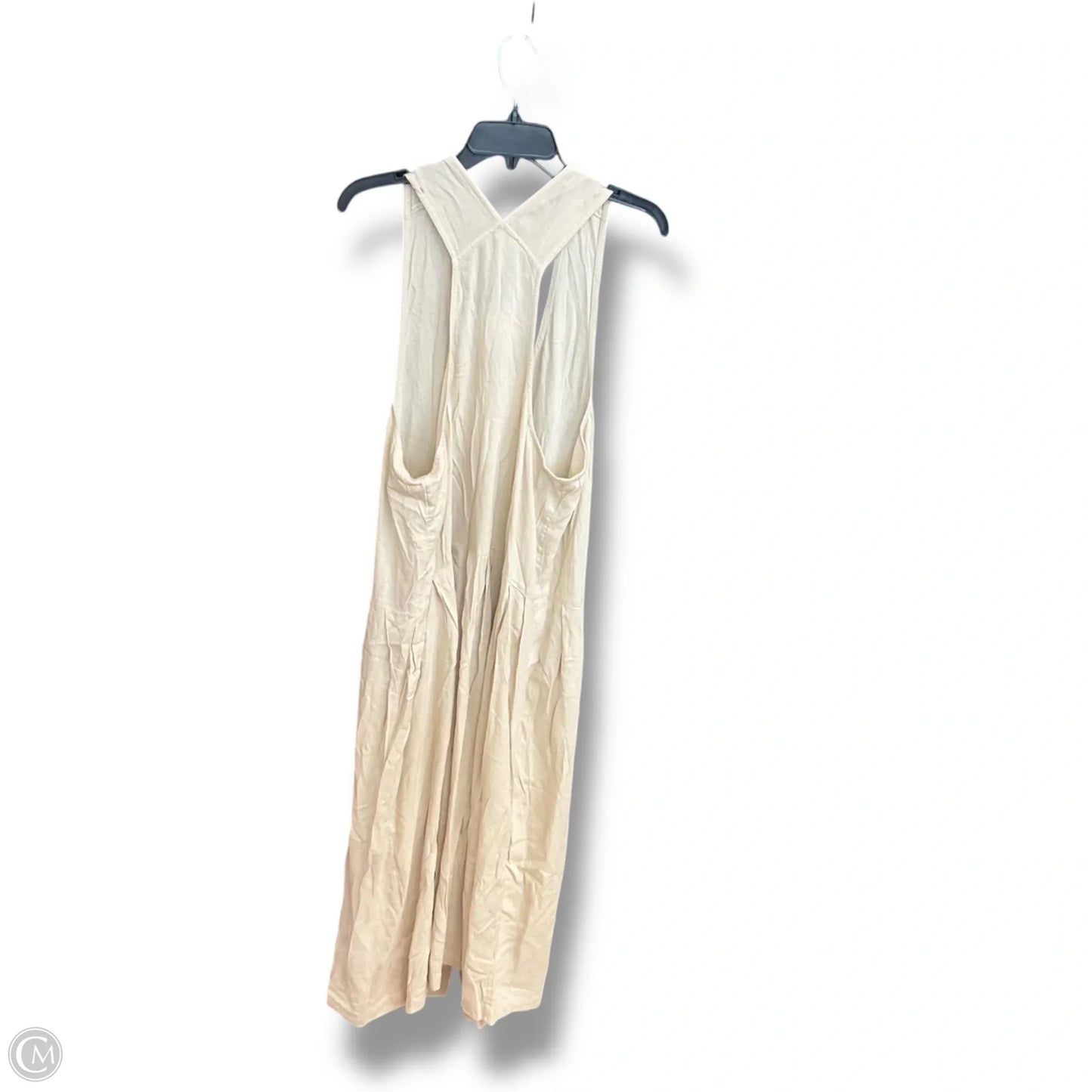 Dress Casual Maxi By Free People In Beige, Size: L