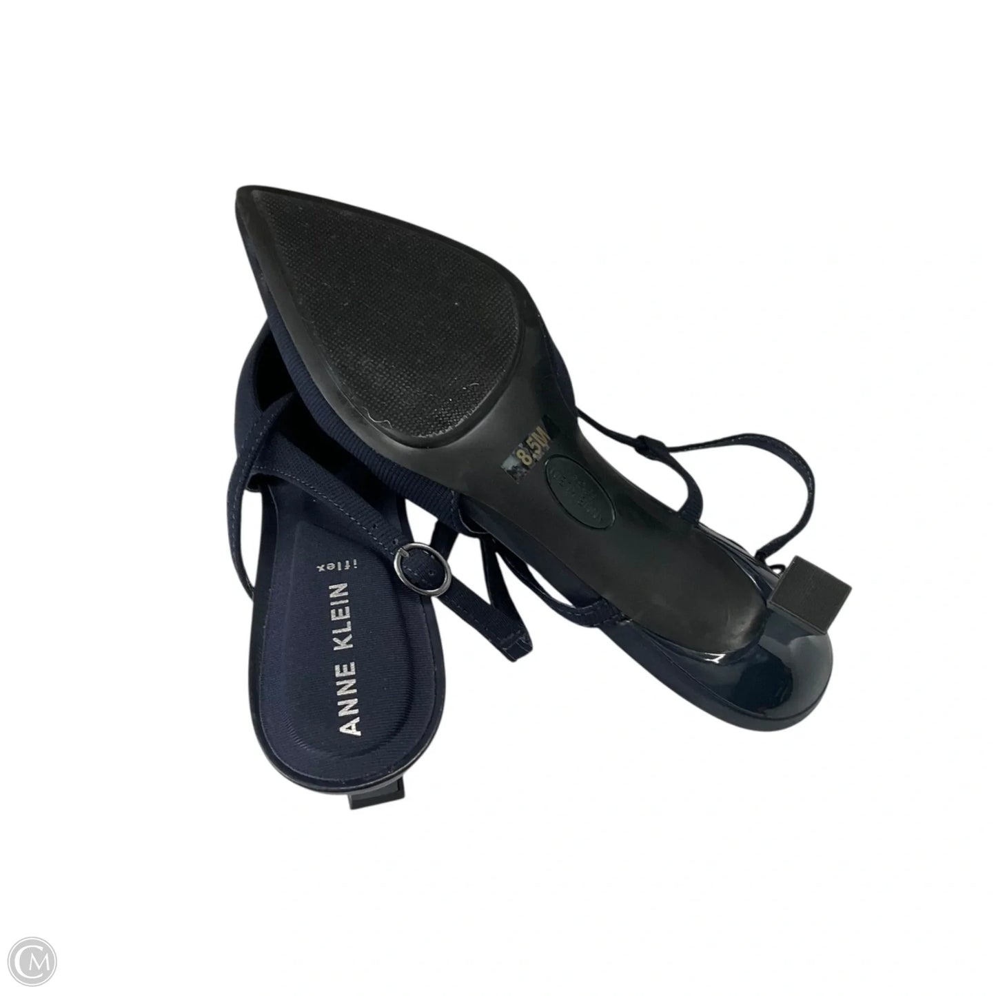 Shoes Heels Kitten By Anne Klein In Navy, Size: 8.5