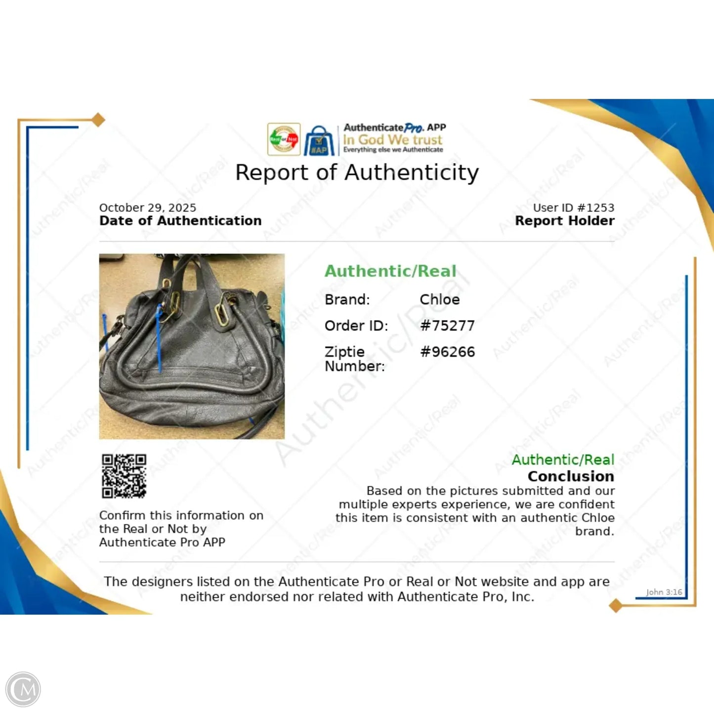 Crossbody Luxury Designer By Chloe, Size: Medium