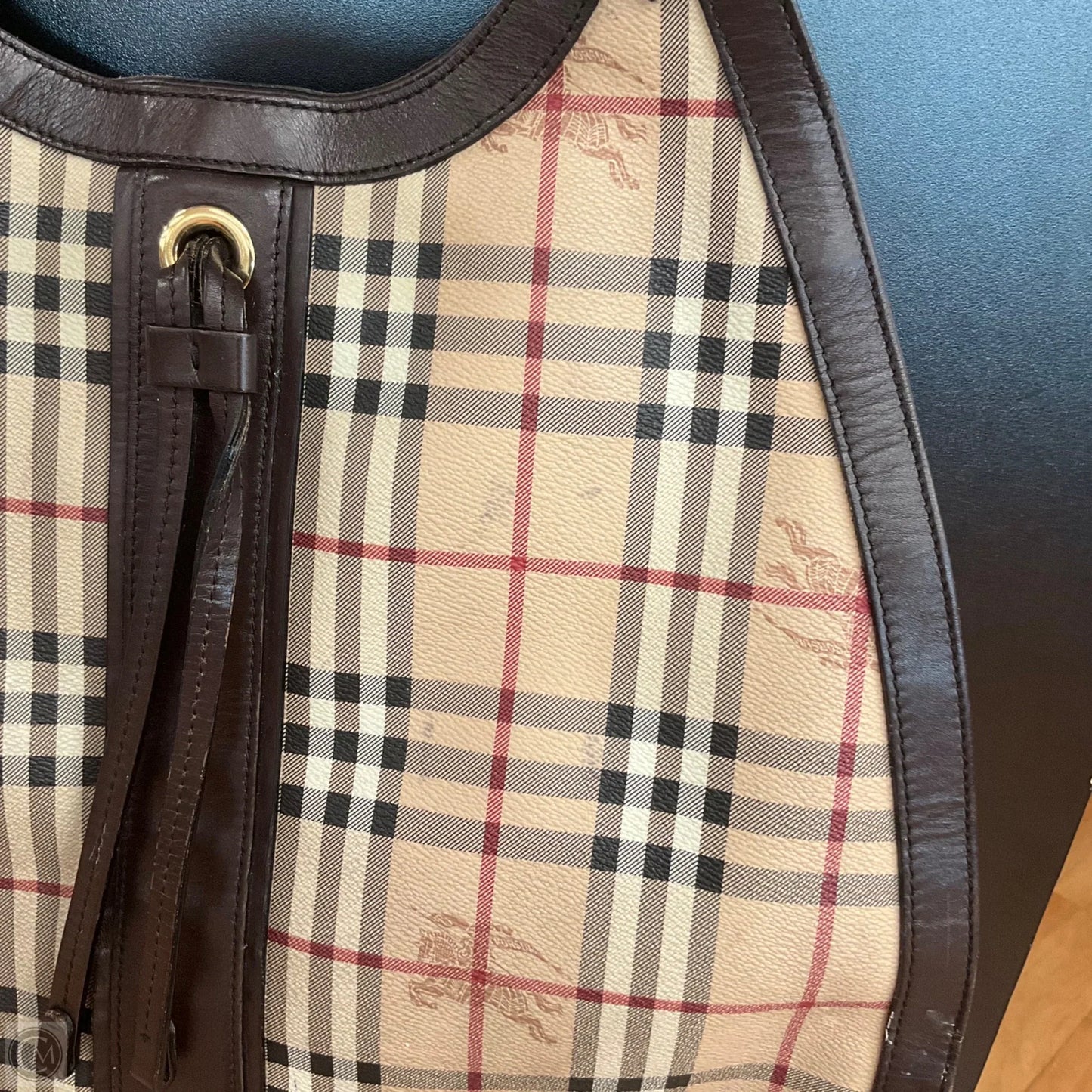 Tote Luxury Designer By Burberry, Size: Medium