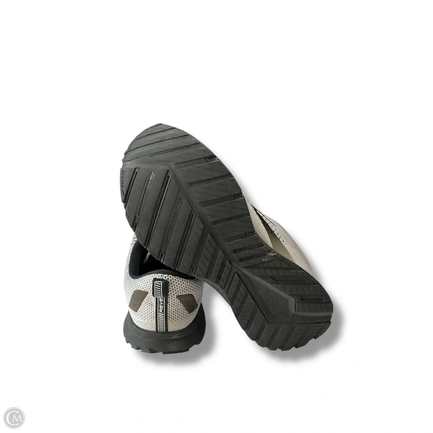 Shoes Athletic By Brooks In Black & Cream, Size: 9.5