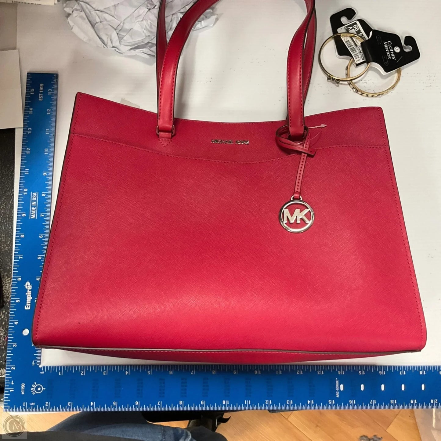 Tote Leather By Michael By Michael Kors, Size: Large