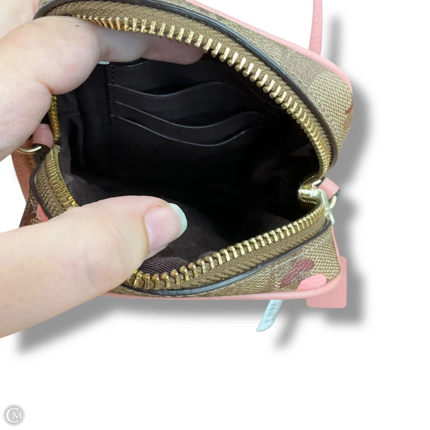 Crossbody Designer By Coach, Size: Small