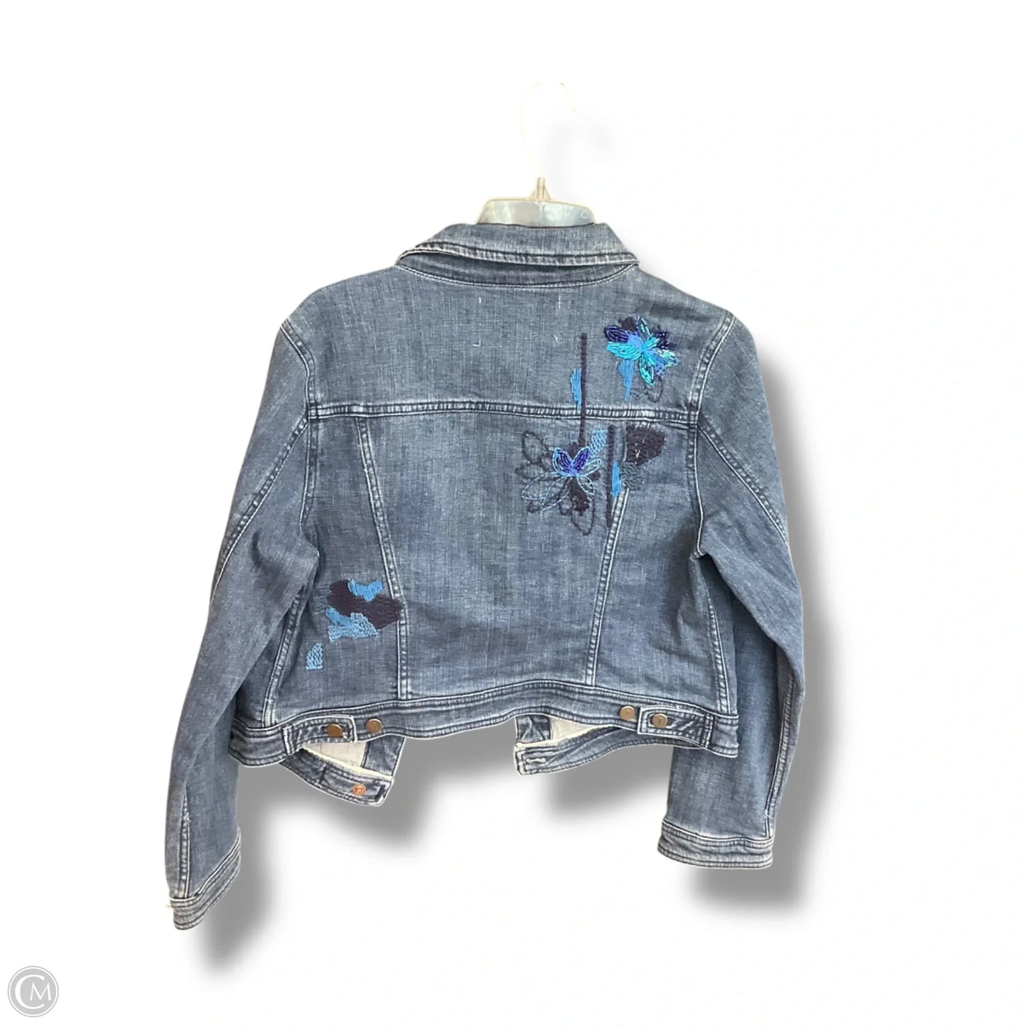 Jacket Denim By Pilcro In Blue, Size: M