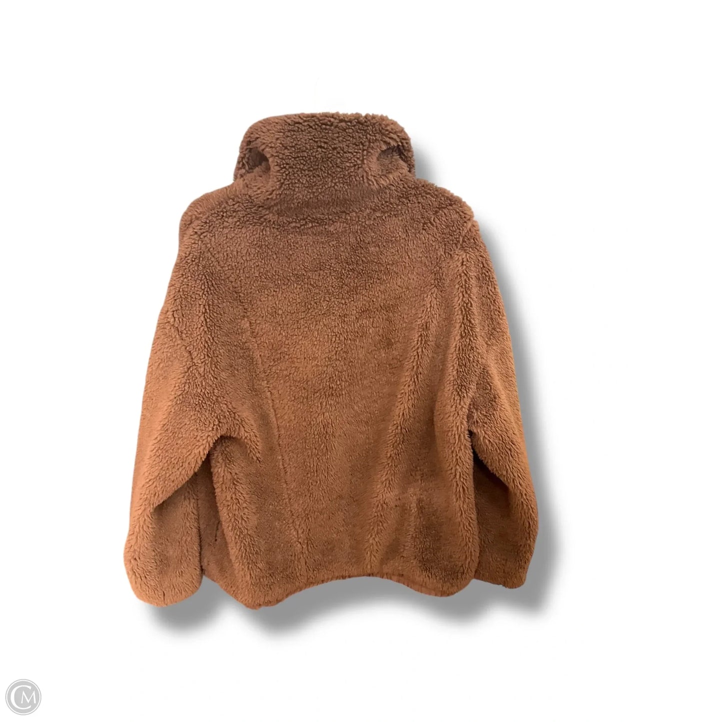 Jacket Faux Fur & Sherpa By Varley In Brown, Size: M